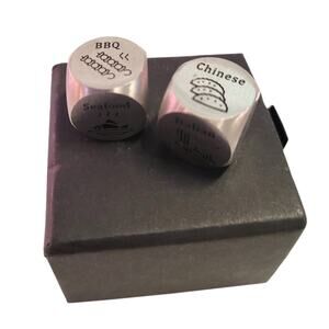 Food Decision Dice Decider Stocking Stuffer Date Night Workplace Takeout